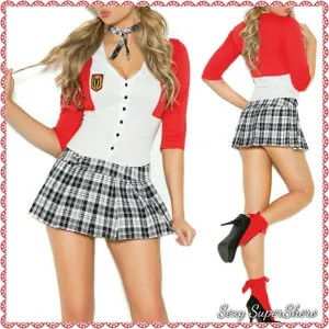🆕 Divalicious School Girl 2pc Costume