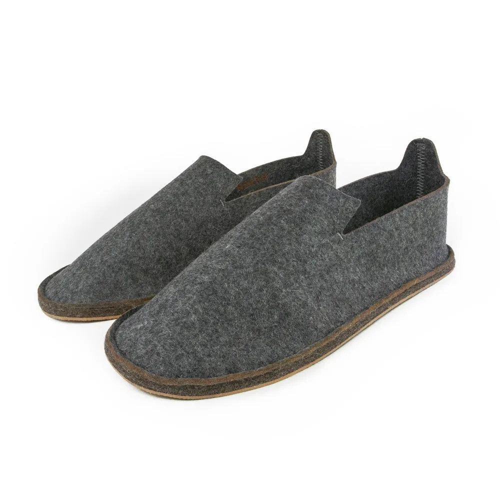 100% Wool Felt Slippers