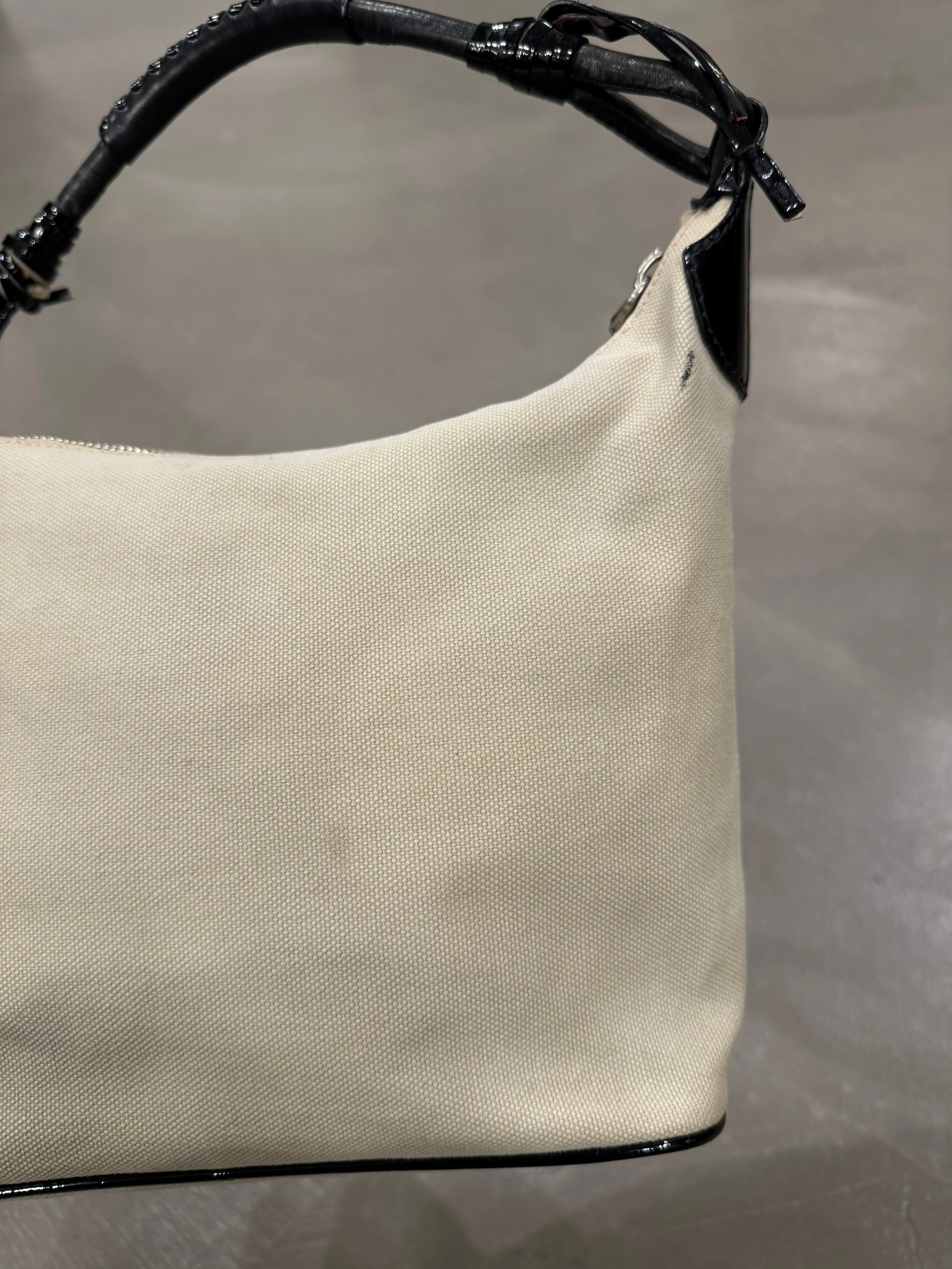 2000s Prada canvas bag