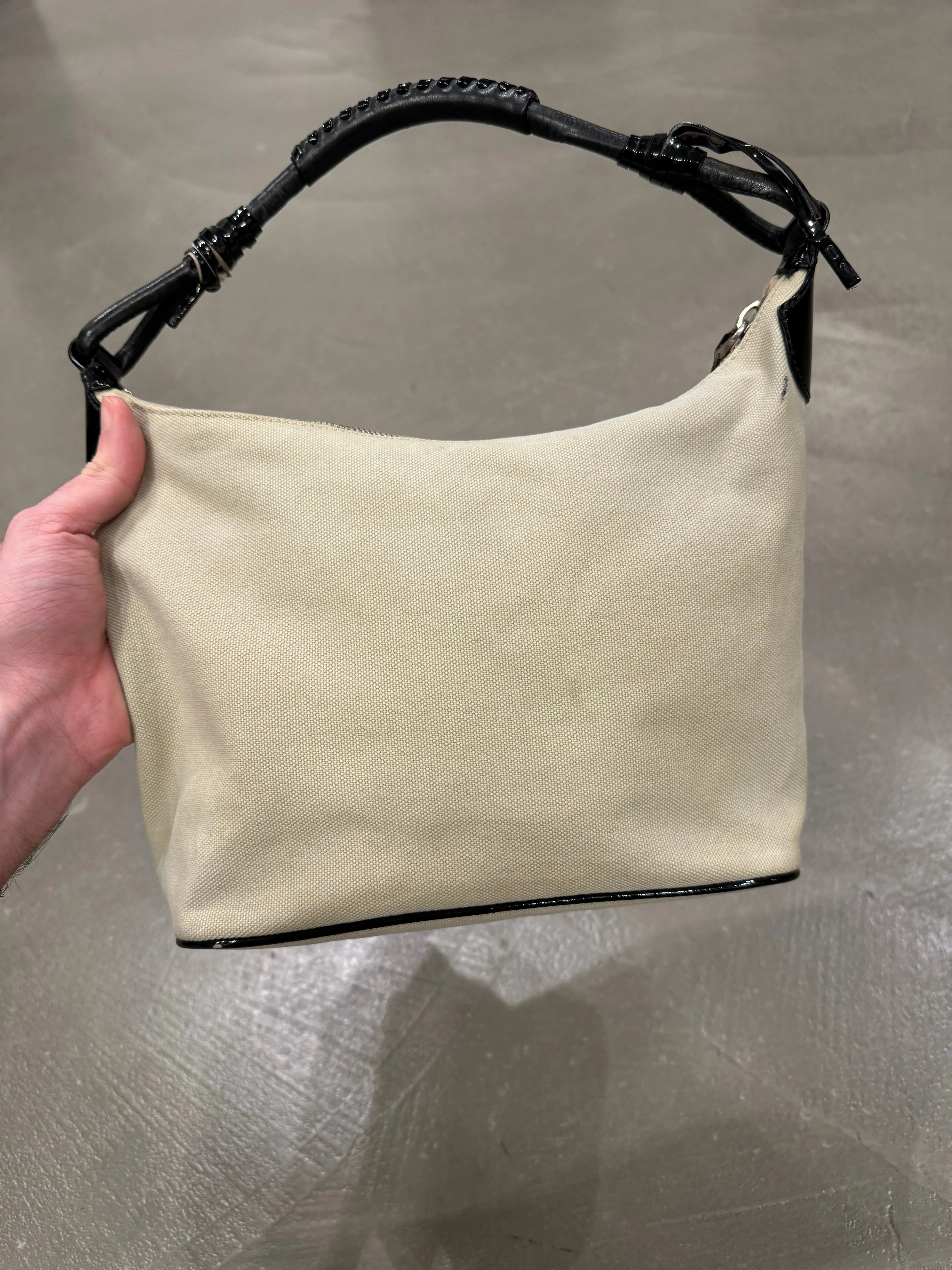 2000s Prada canvas bag
