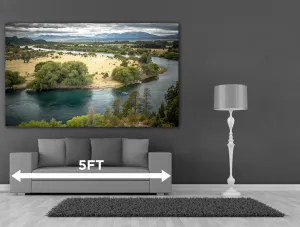 36x60 Custom Canvas with Resin