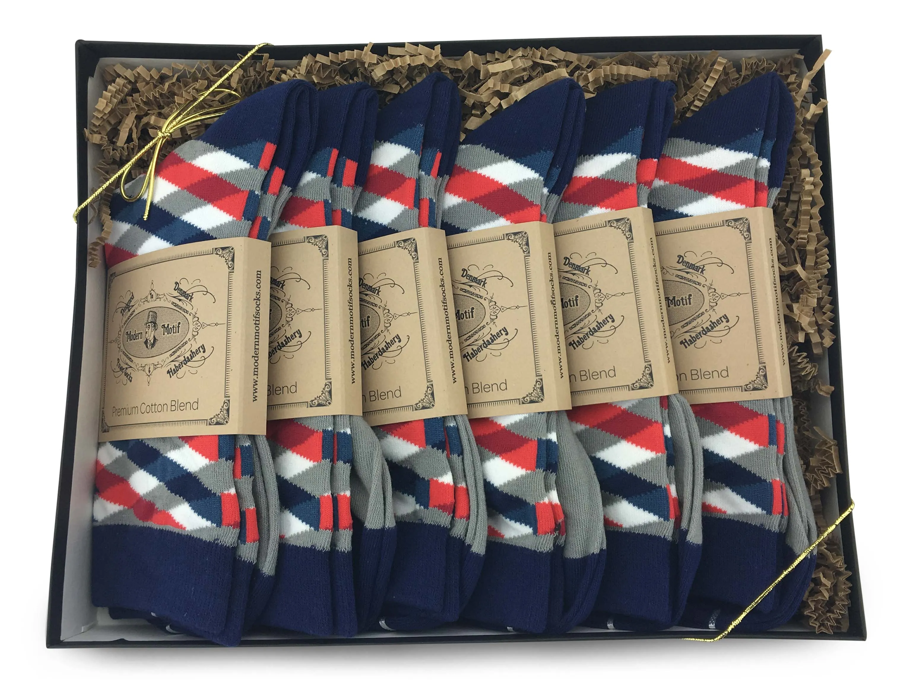 6 Pair Men's Matching Dress Socks-Funky and Colorful luxury Casual Business Dress Socks