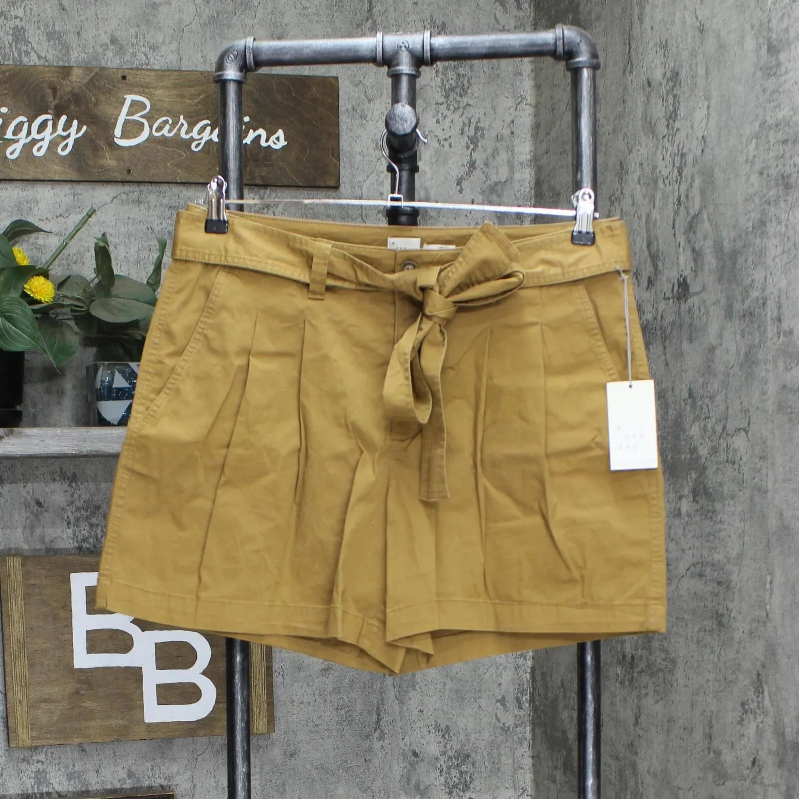 A New Day Women's High-Rise Pleat Front Shorts 83929688