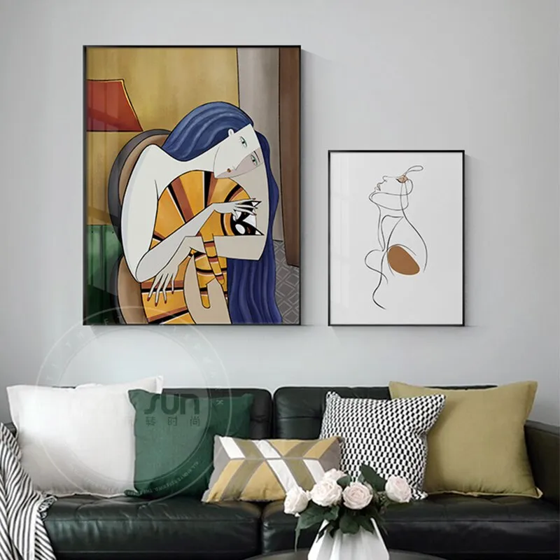 Abstract Minimalist balderdash figure Wall Art