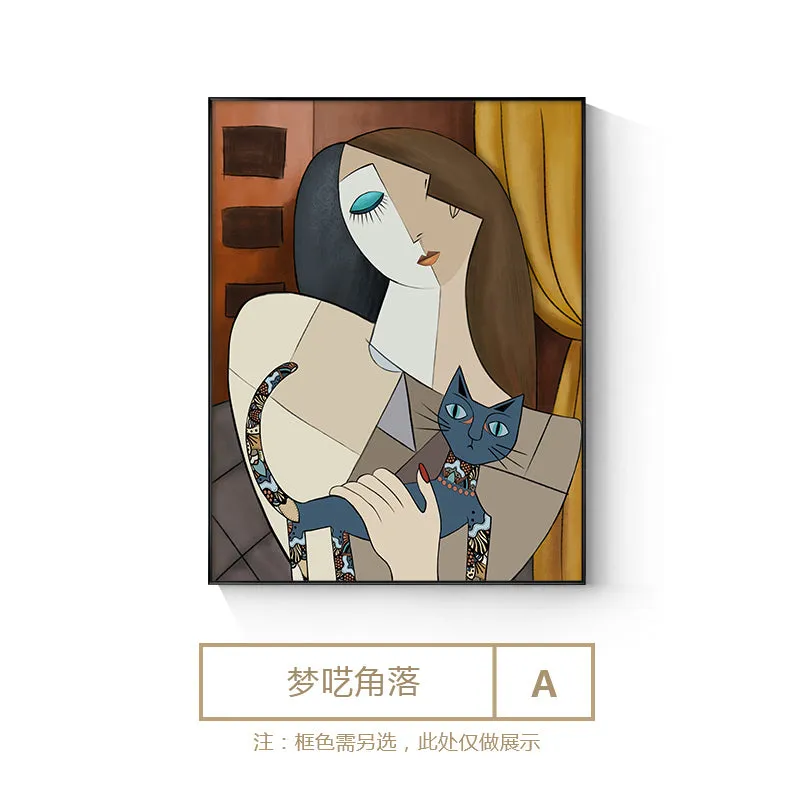 Abstract Minimalist balderdash figure Wall Art