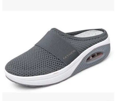 Air-Cushioned Slip-On Walking Shoes