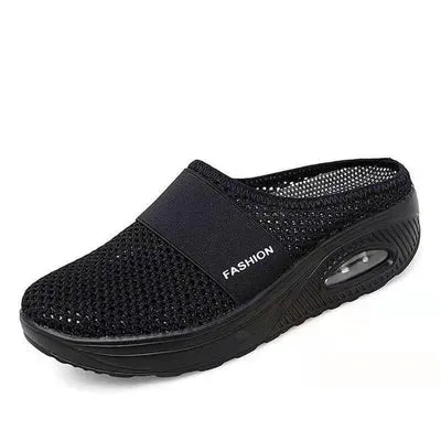 Air-Cushioned Slip-On Walking Shoes