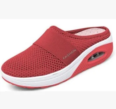 Air-Cushioned Slip-On Walking Shoes