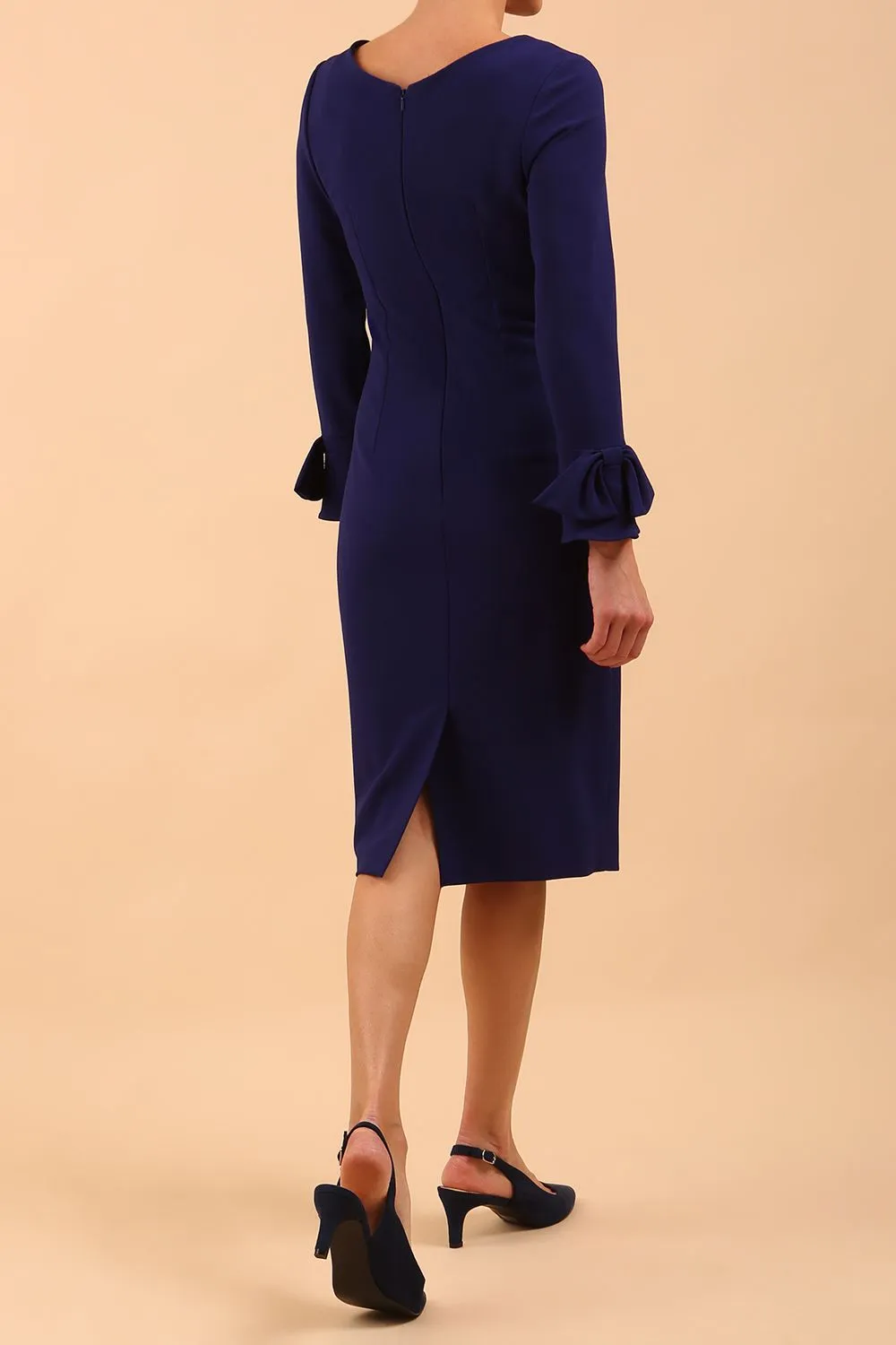 Alma Long Sleeve Pencil Dress