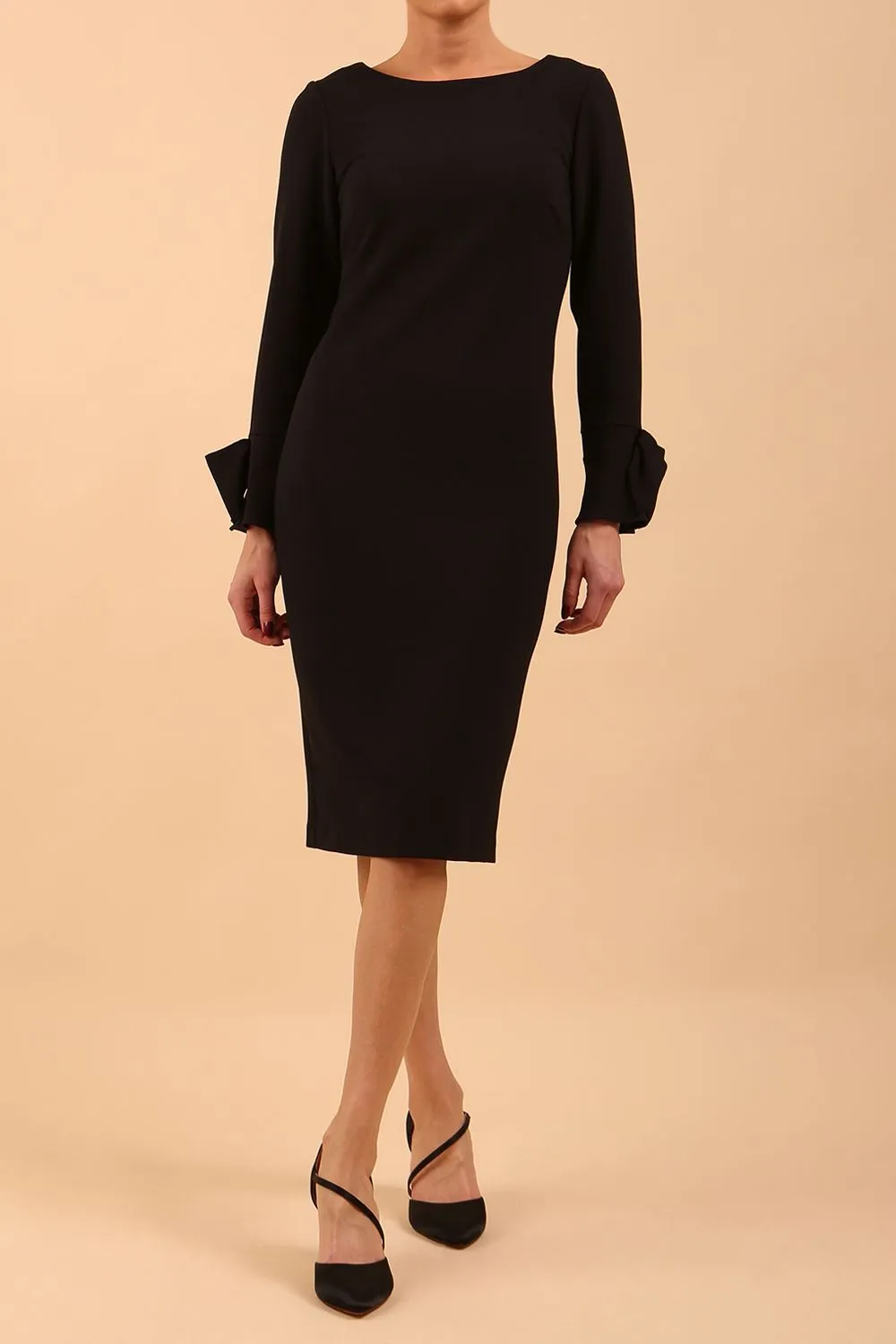 Alma Long Sleeve Pencil Dress