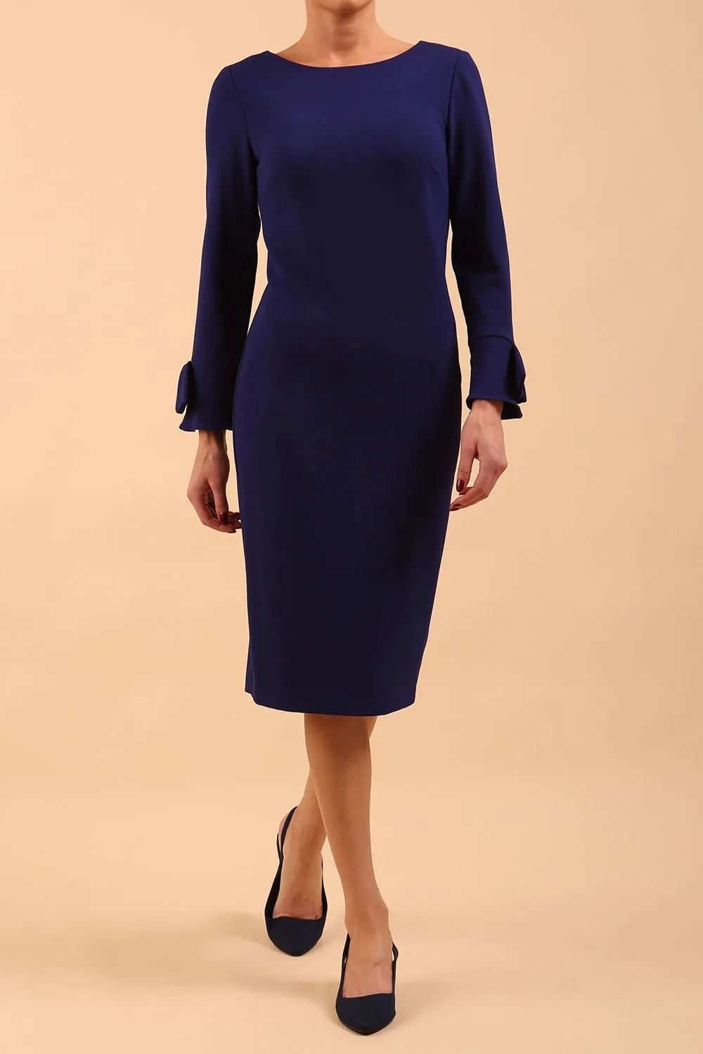 Alma Long Sleeve Pencil Dress
