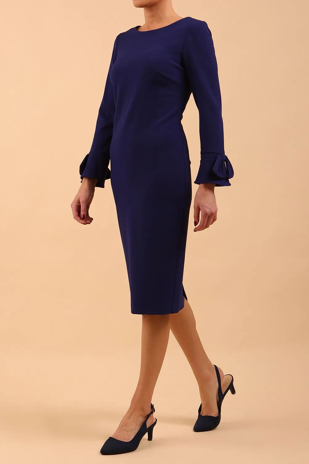 Alma Long Sleeve Pencil Dress