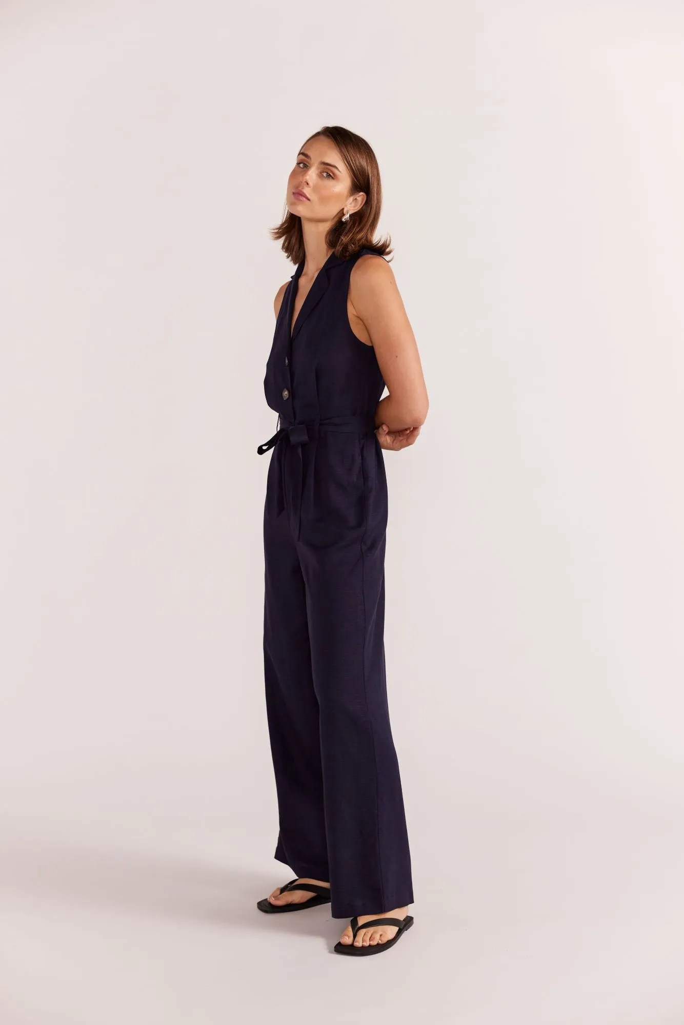 Alora Jumpsuit | Navy