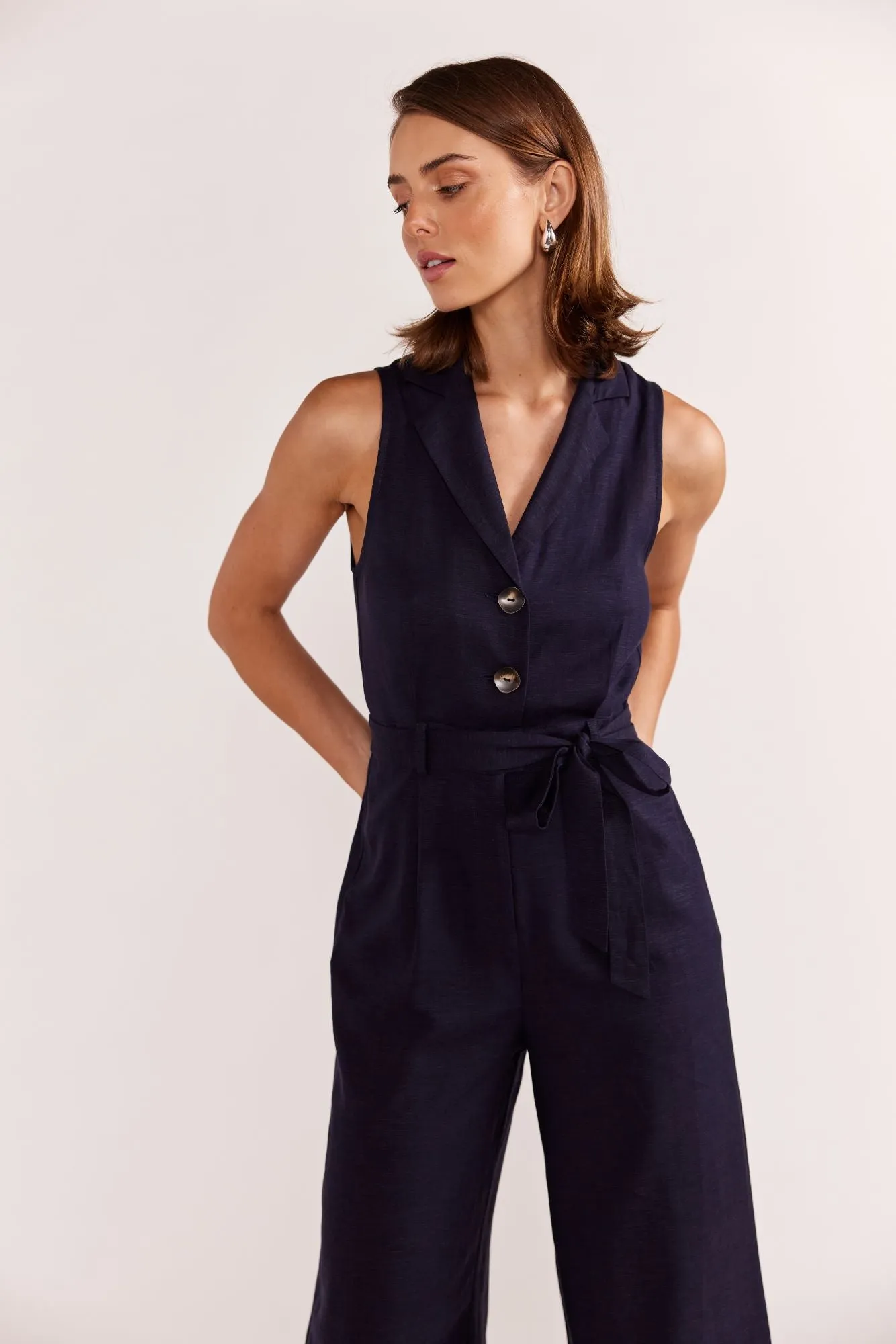 Alora Jumpsuit | Navy