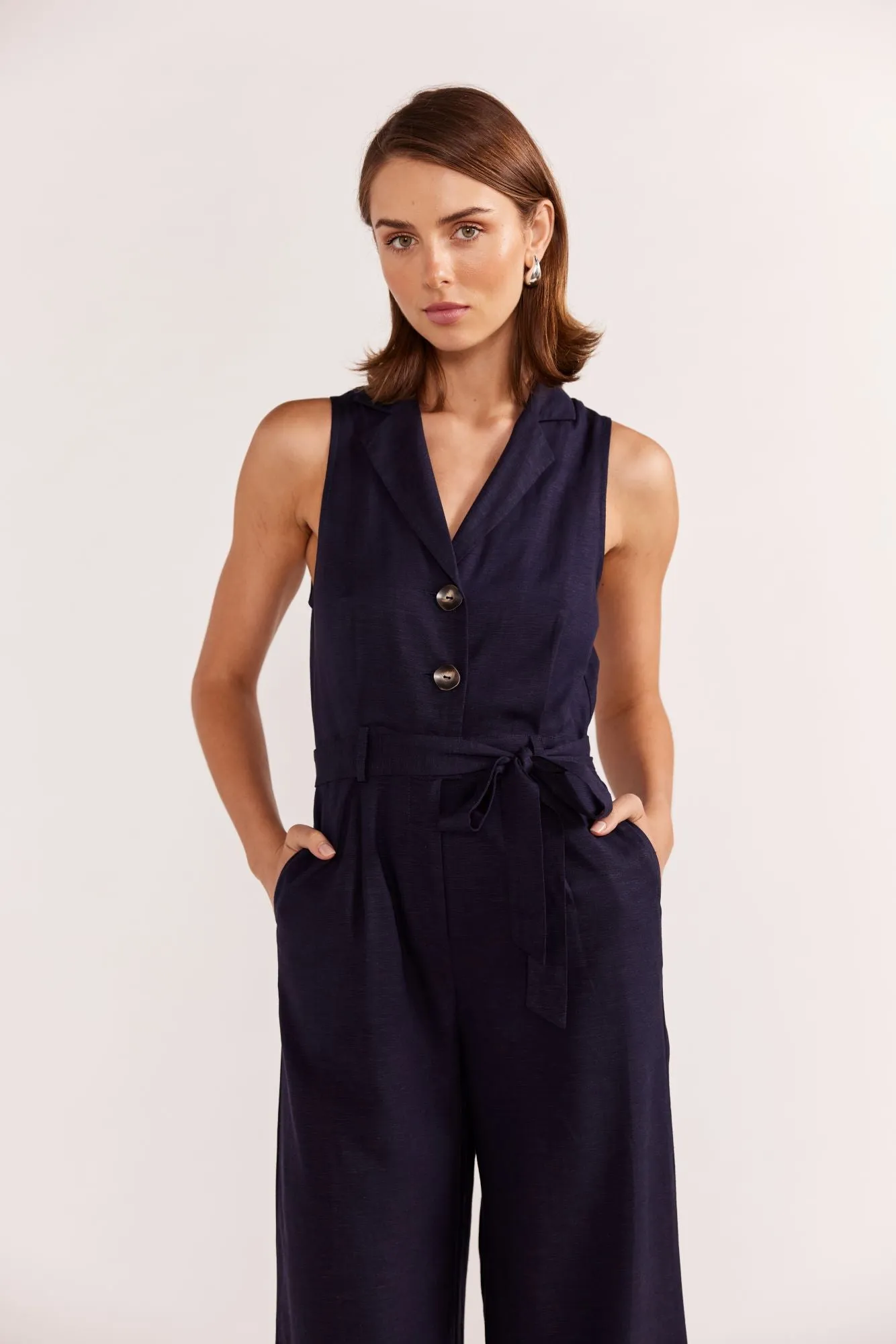 Alora Jumpsuit | Navy