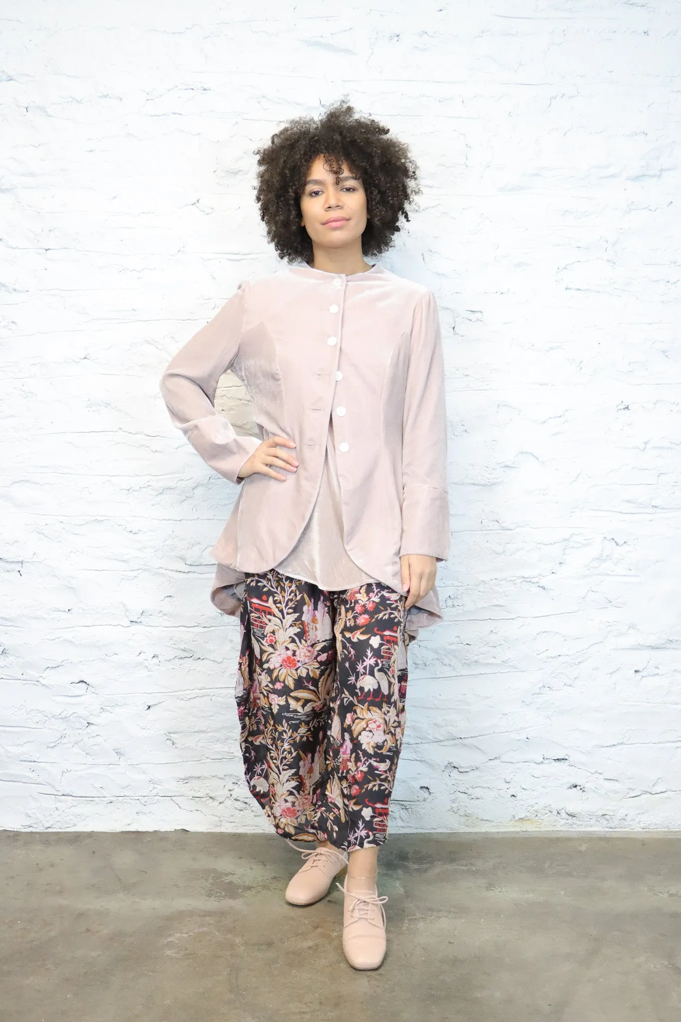 Amano CoLAB Silk Velvet Jacket