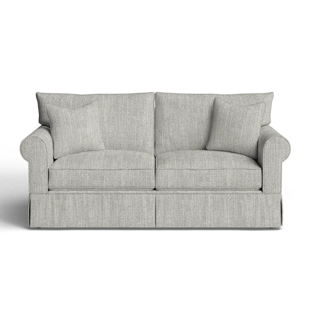 Amari 83" Slipcovered Sofa Wayfair Custom Upholstery™ Fabric: Canvas Granite Sunbrella® Canvas