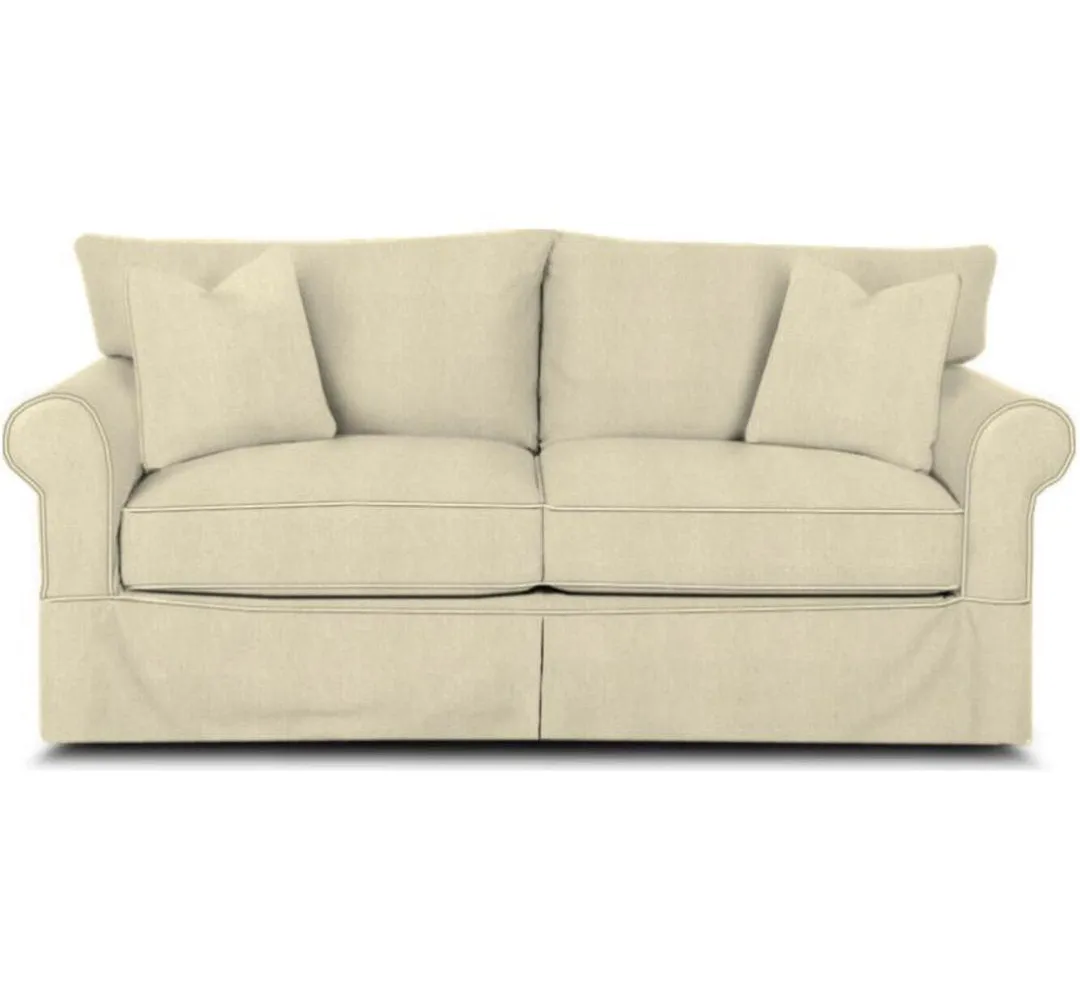 Amari 83" Slipcovered Sofa Wayfair Custom Upholstery™ Fabric: Canvas Granite Sunbrella® Canvas