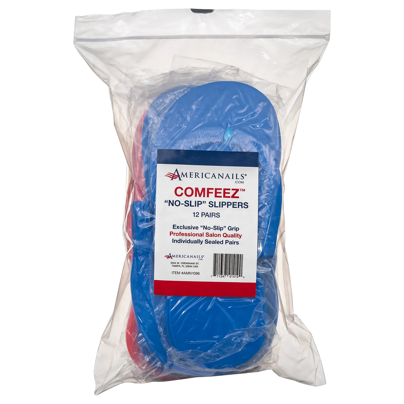 Americanails COMFEEZ "No-Slip" Slippers, 12ct
