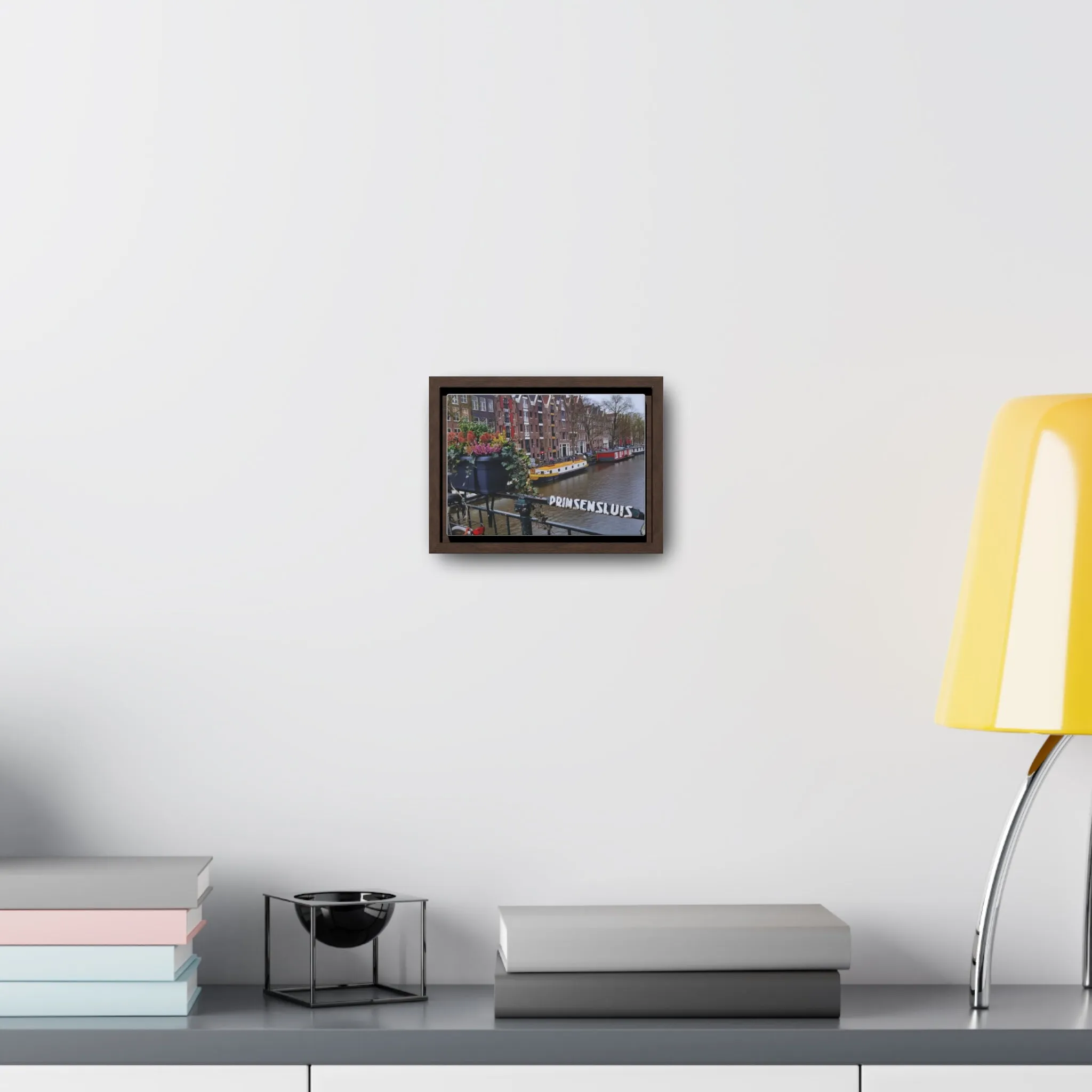 Amsterdam Canal on Canvas