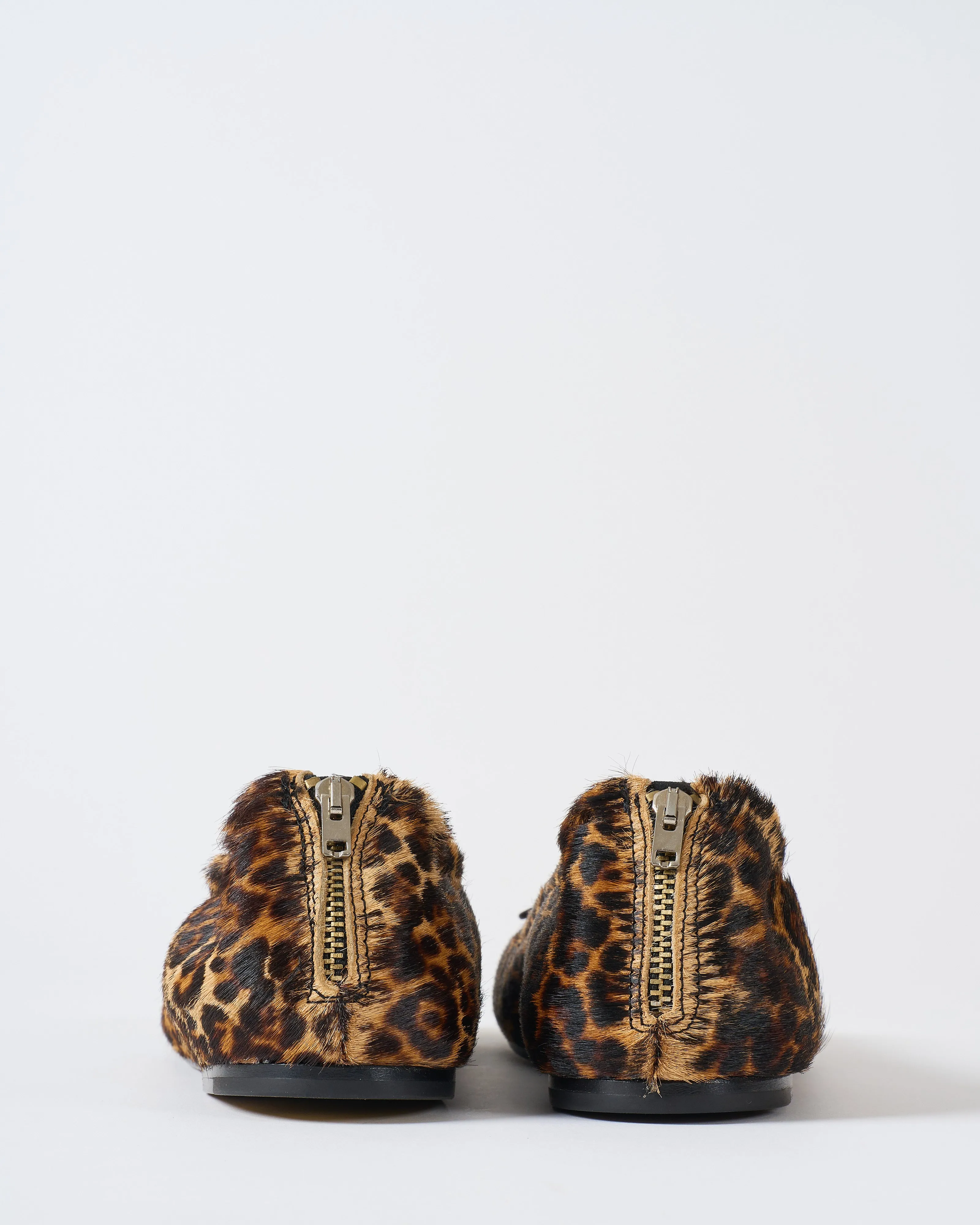 amy zip leopard horsy leather upper