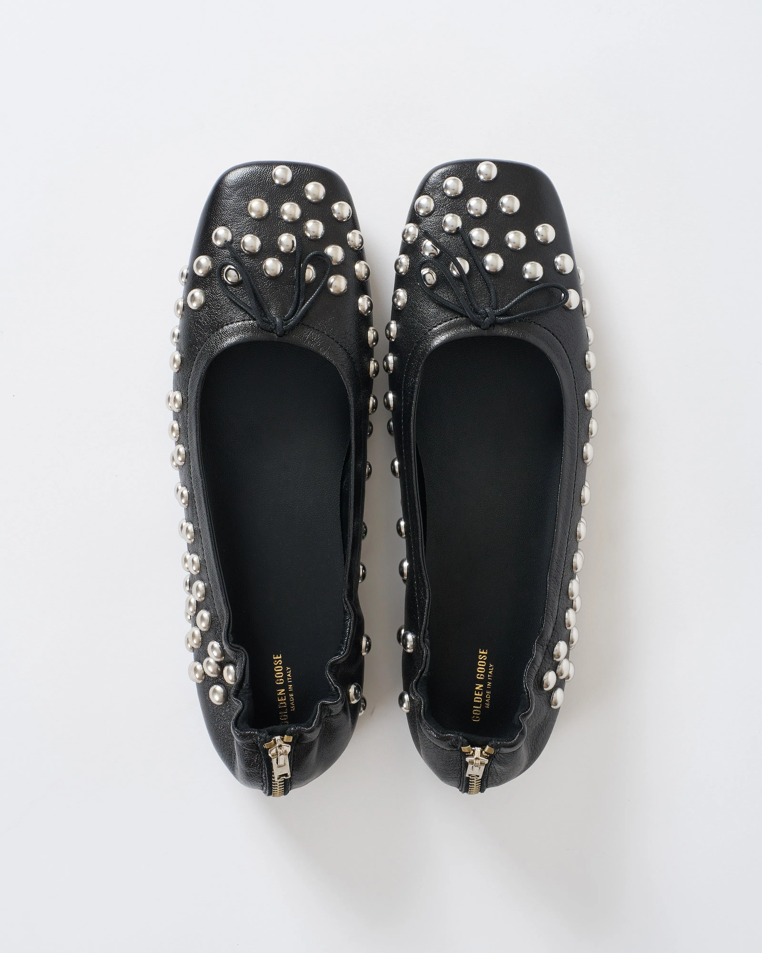 amy zip nappa upper with studs
