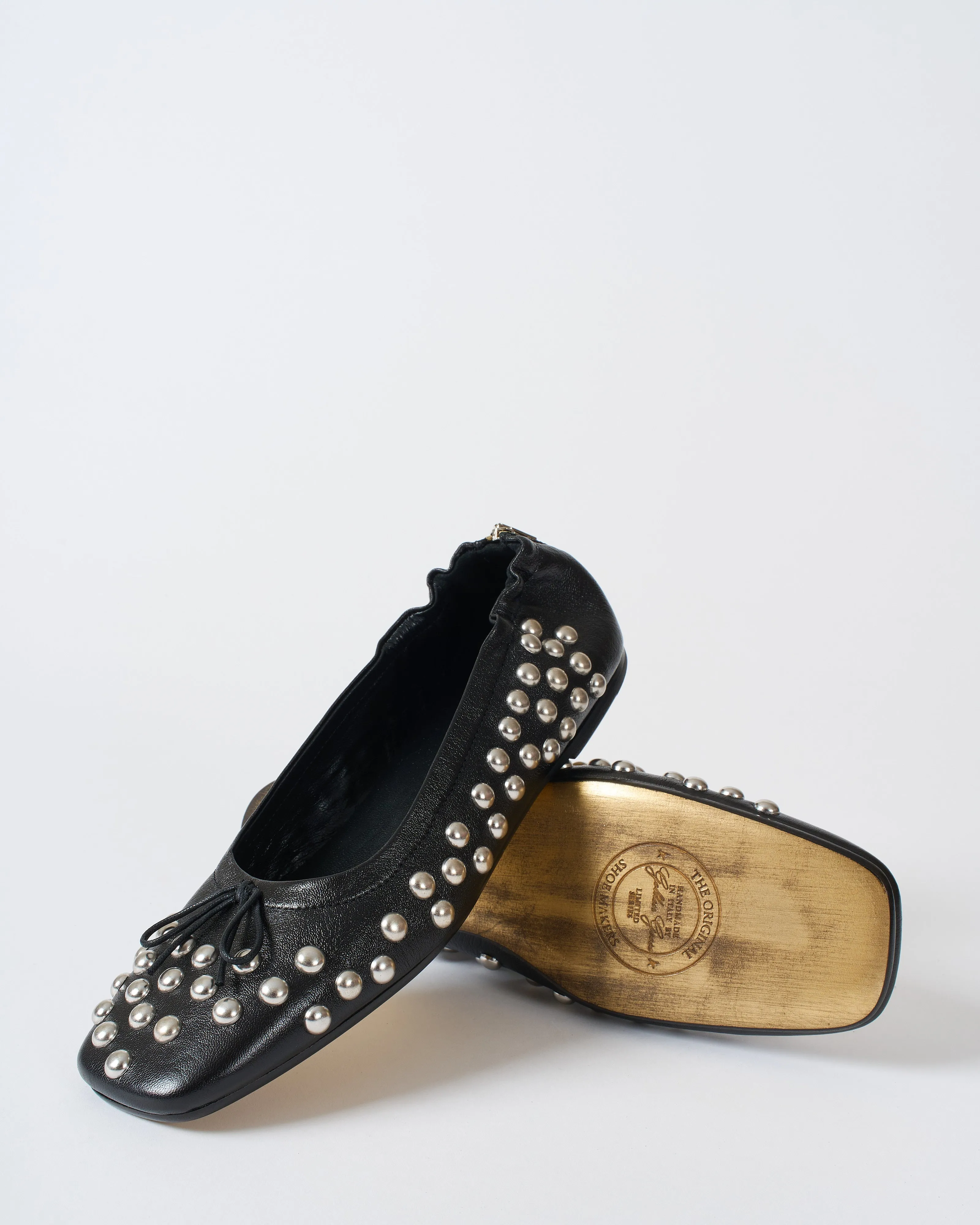 amy zip nappa upper with studs
