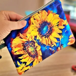 Anarky Sunflowers Wristlet