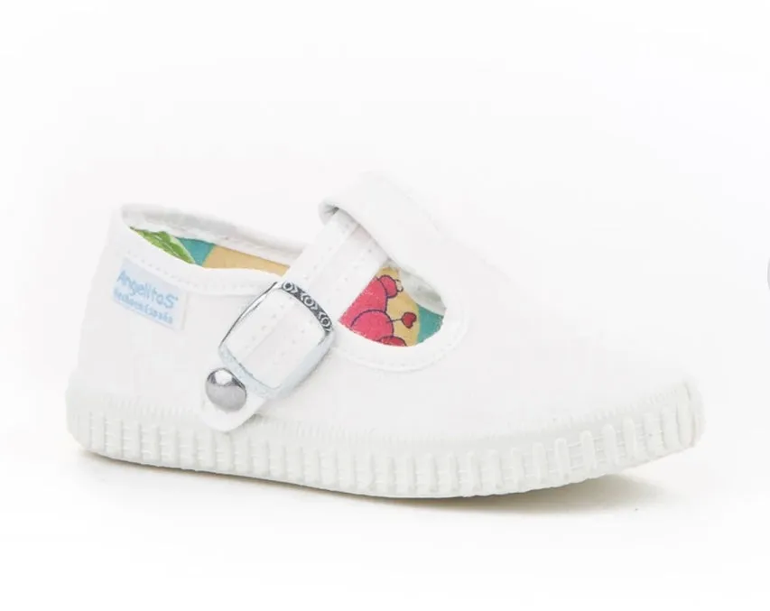 Angelitos - Canvas shoe 122 White