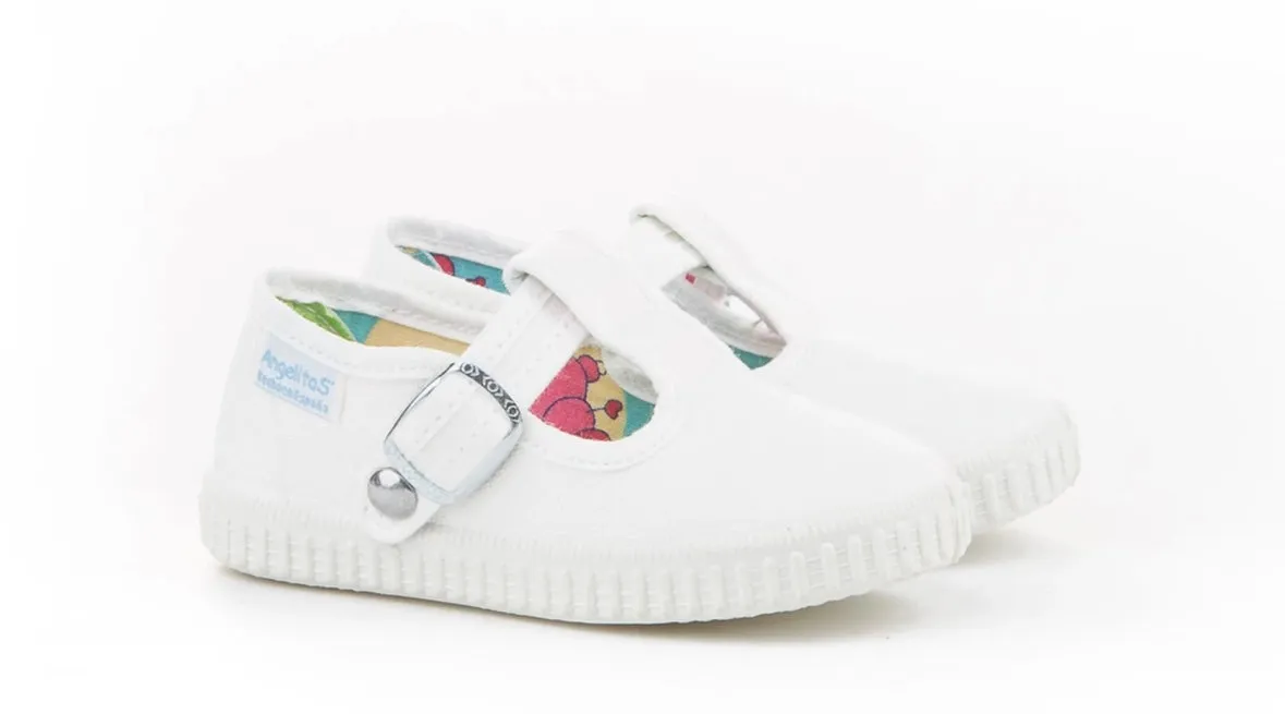 Angelitos - Canvas shoe 122 White