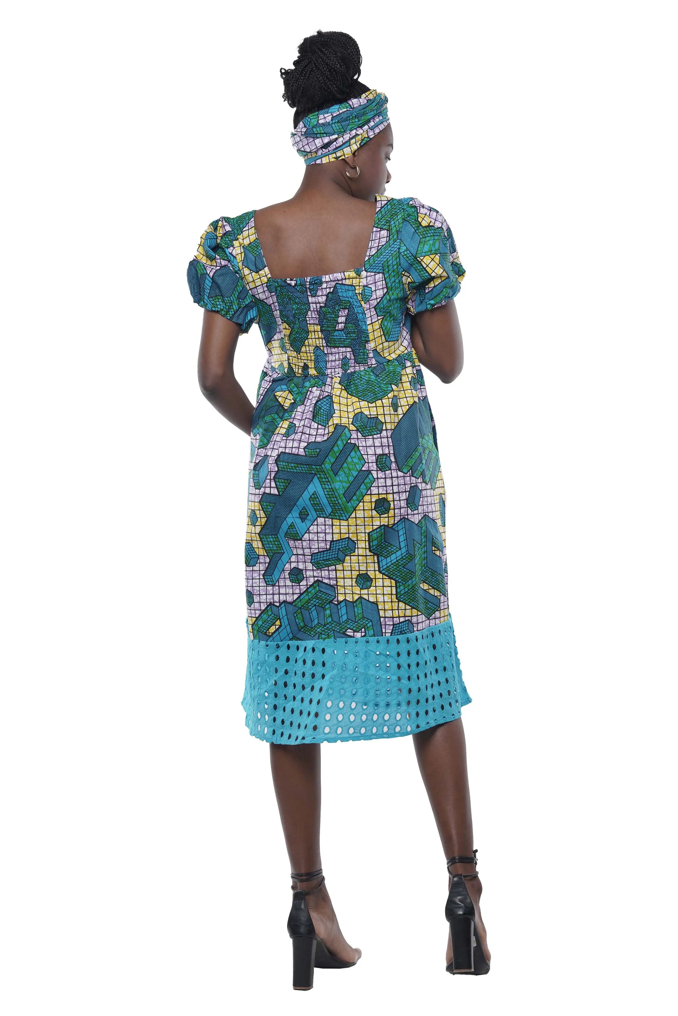 Ankara Midi Dress