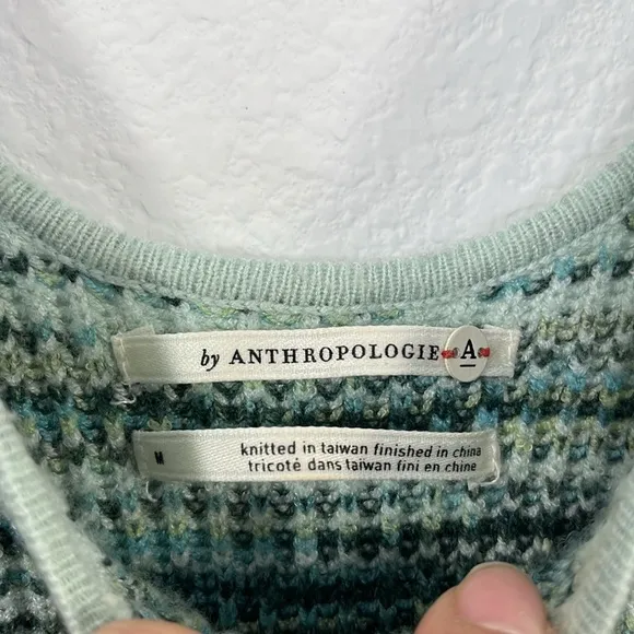 Anthropologie Space-Dyed Knit Midi Dress size Medium