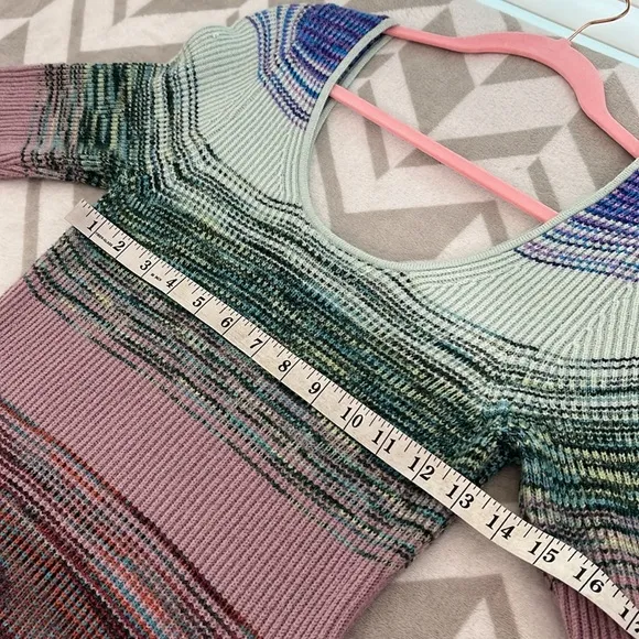 Anthropologie Space-Dyed Knit Midi Dress size Medium