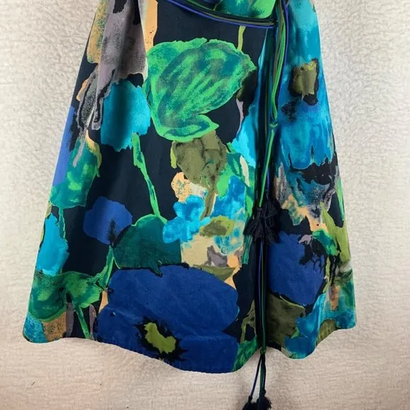 Anthropologie Vanessa Virginia Women’s Shade Flower Strapless Dress Size 4‎ 8461