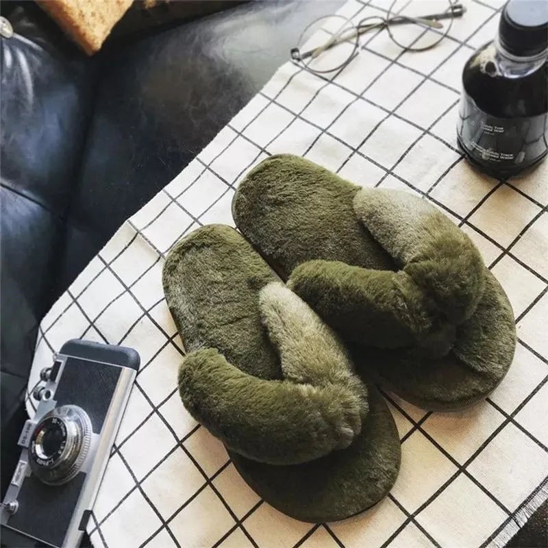 Anti-slip Fur Slippers