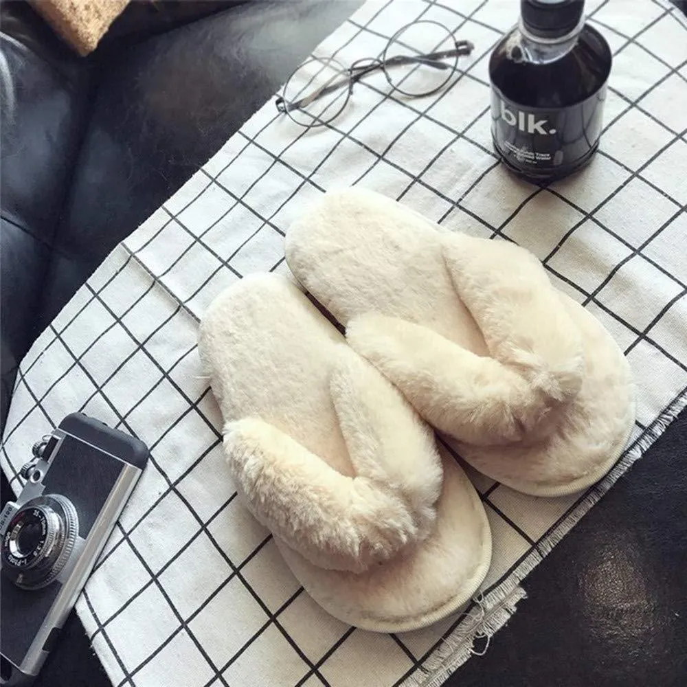 Anti-slip Fur Slippers