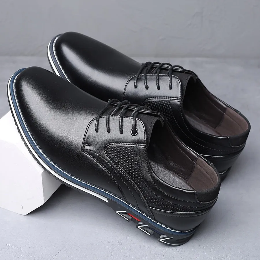 Antin™ | Men's Orthopedic Dress Shoes | Genuine Leather, Supportive Arch, Slip-On Design for All-Day Comfort