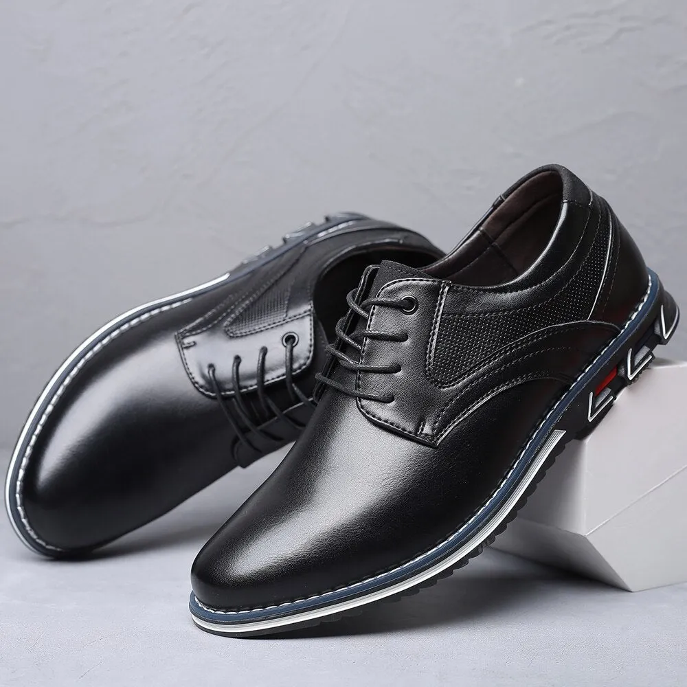Antin™ | Men's Orthopedic Dress Shoes | Genuine Leather, Supportive Arch, Slip-On Design for All-Day Comfort