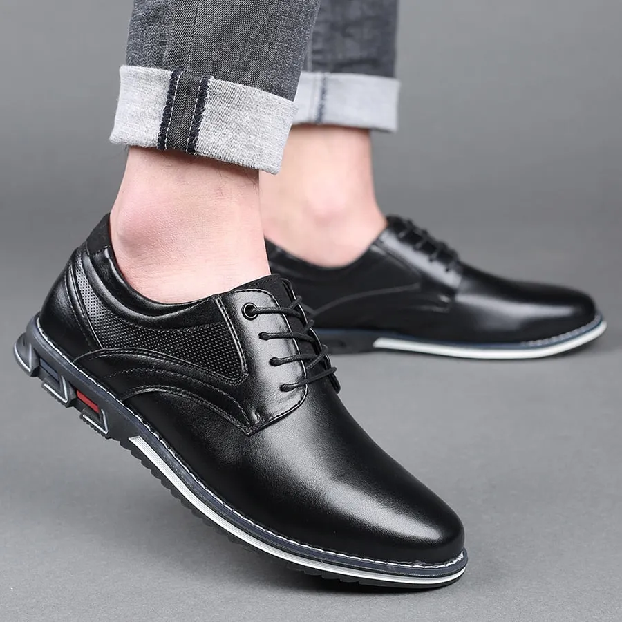 Antin™ | Men's Orthopedic Dress Shoes | Genuine Leather, Supportive Arch, Slip-On Design for All-Day Comfort