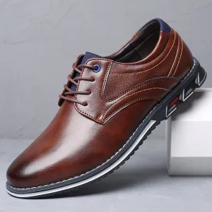 Antin™ | Men's Orthopedic Dress Shoes | Genuine Leather, Supportive Arch, Slip-On Design for All-Day Comfort