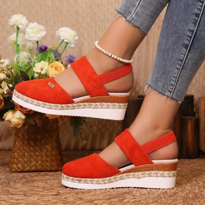 Antonella | Orthopedic sandals with platform, breathable and relaxed