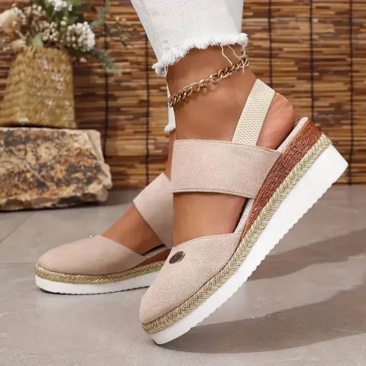 Antonella | Orthopedic sandals with platform, breathable and relaxed