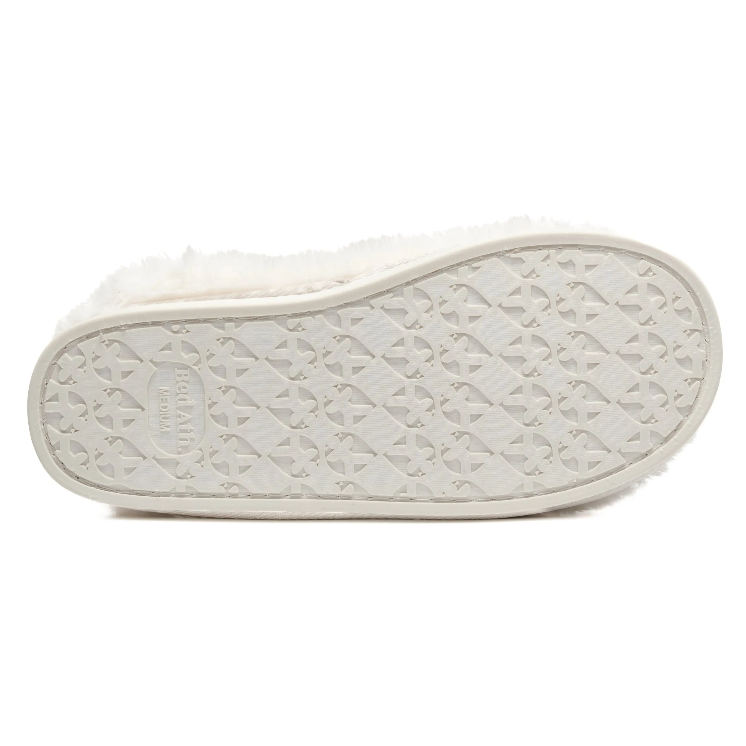 Ariana - 100% Recycled Faux Fur Mule Slipper - Cream