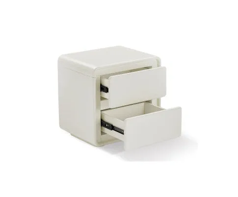 Astrid White Bedside Table