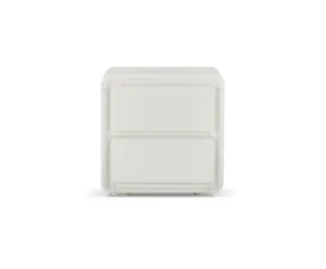 Astrid White Bedside Table