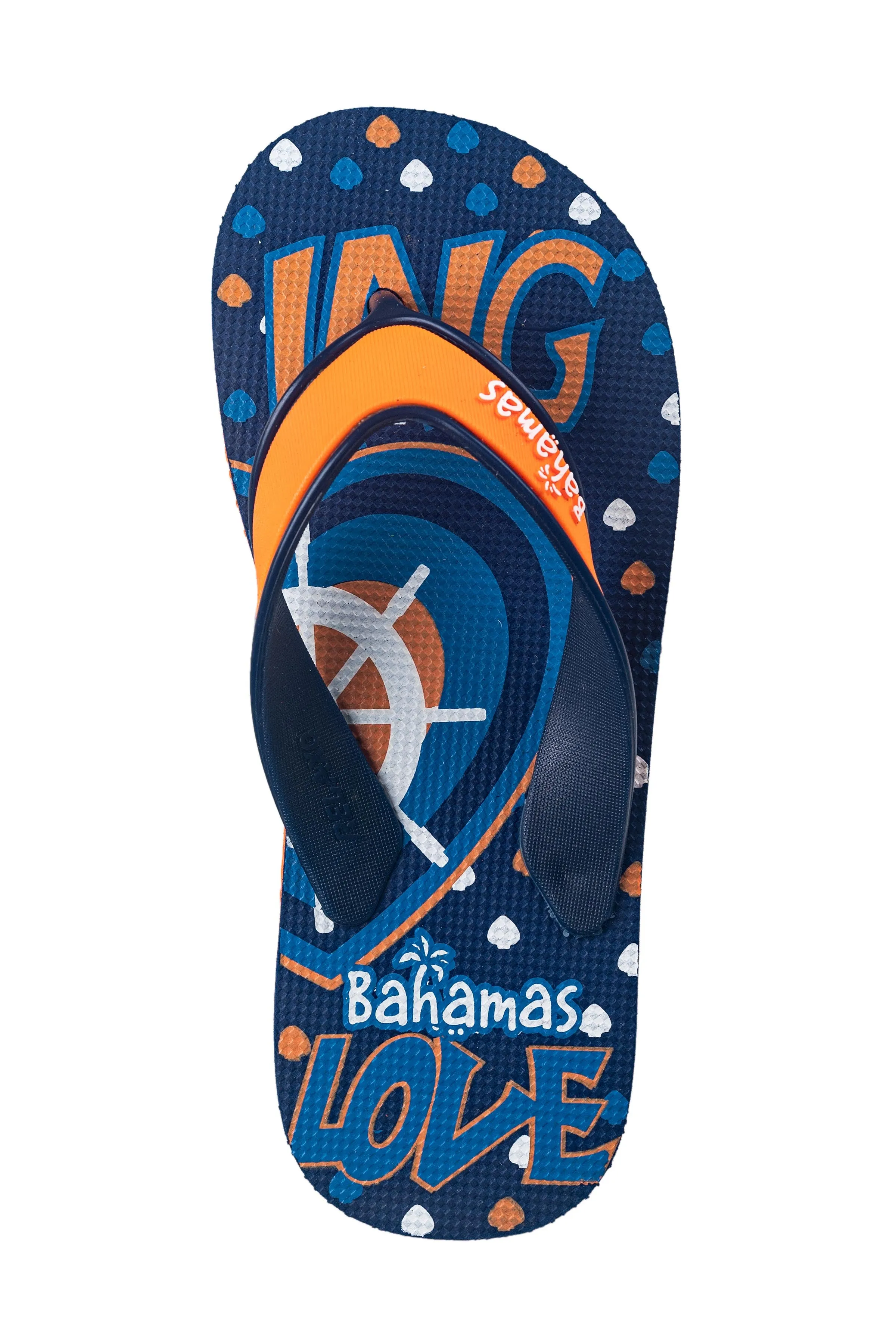 Bahamas Children Orange / Navy Blue Hawai