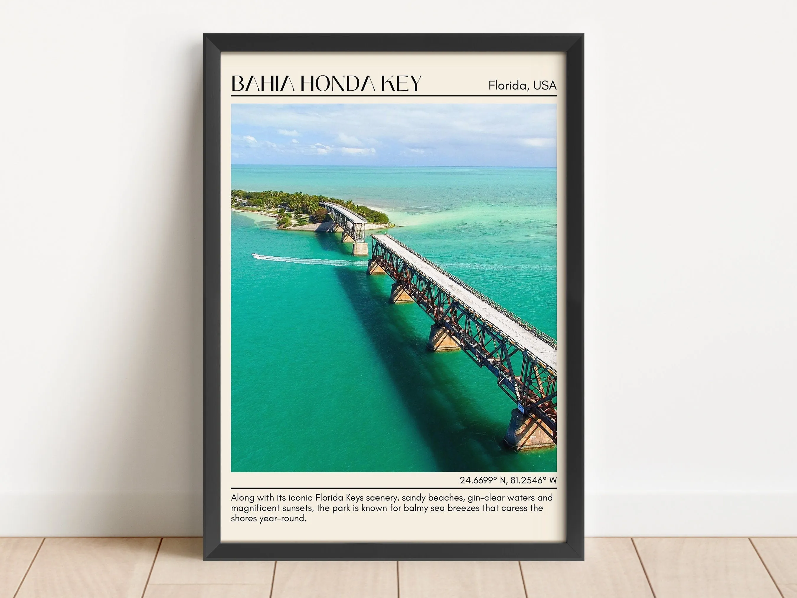 Bahia Honda Key Wall Canvas, USA