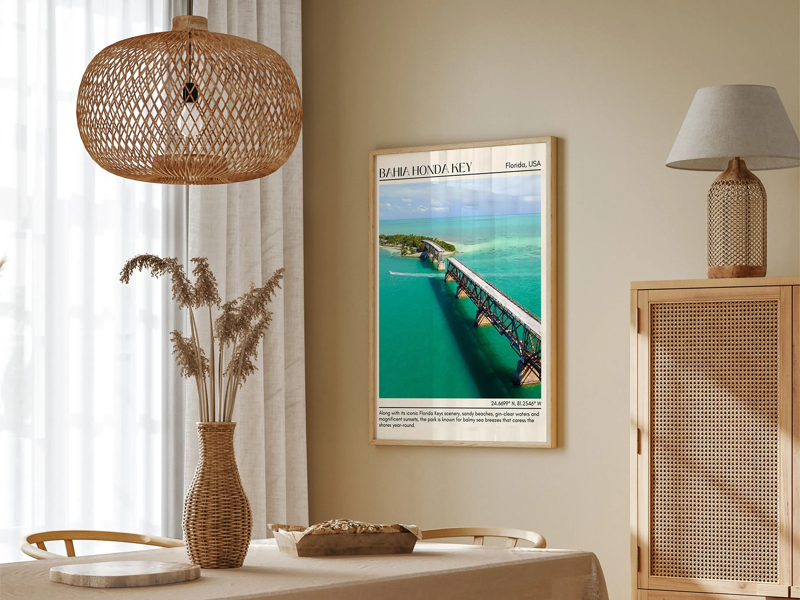 Bahia Honda Key Wall Canvas, USA