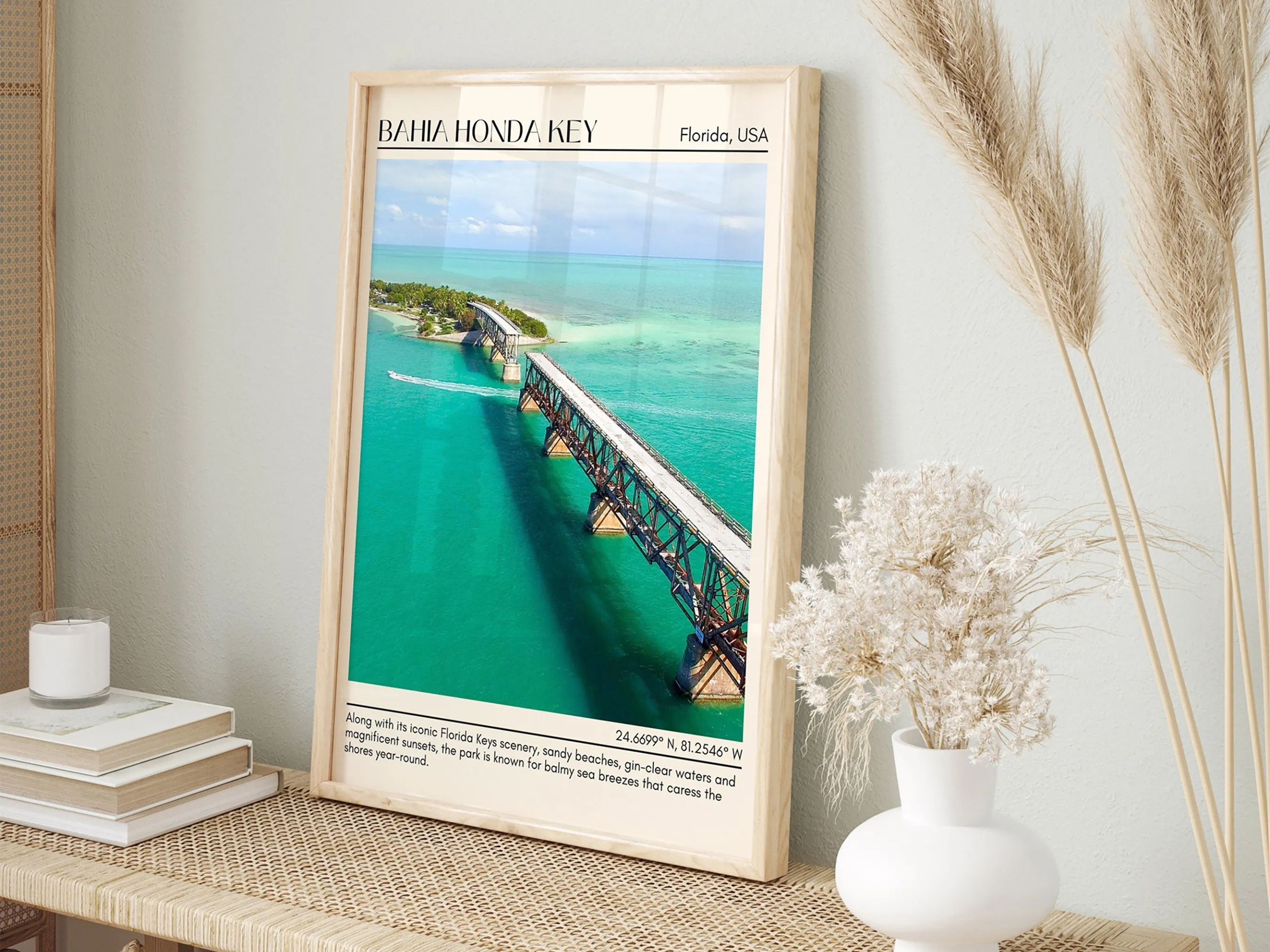 Bahia Honda Key Wall Canvas, USA