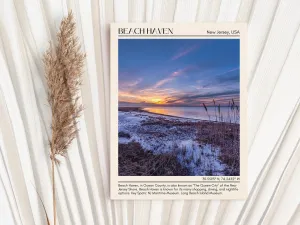 Beach Haven Wall Canvas, New Jersey, USA